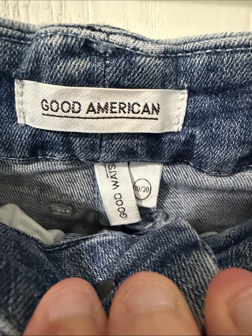 Good American Good Waist Light Wash Skinny Jeans Size 30 - Picture 2 of 9